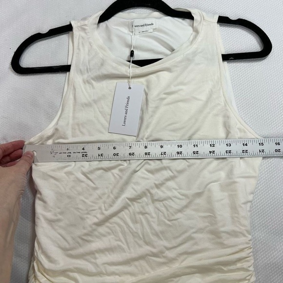 Lovers+Friends‎ Giovanni Off White Sleeveless Tank Dress - Picture 5 of 8